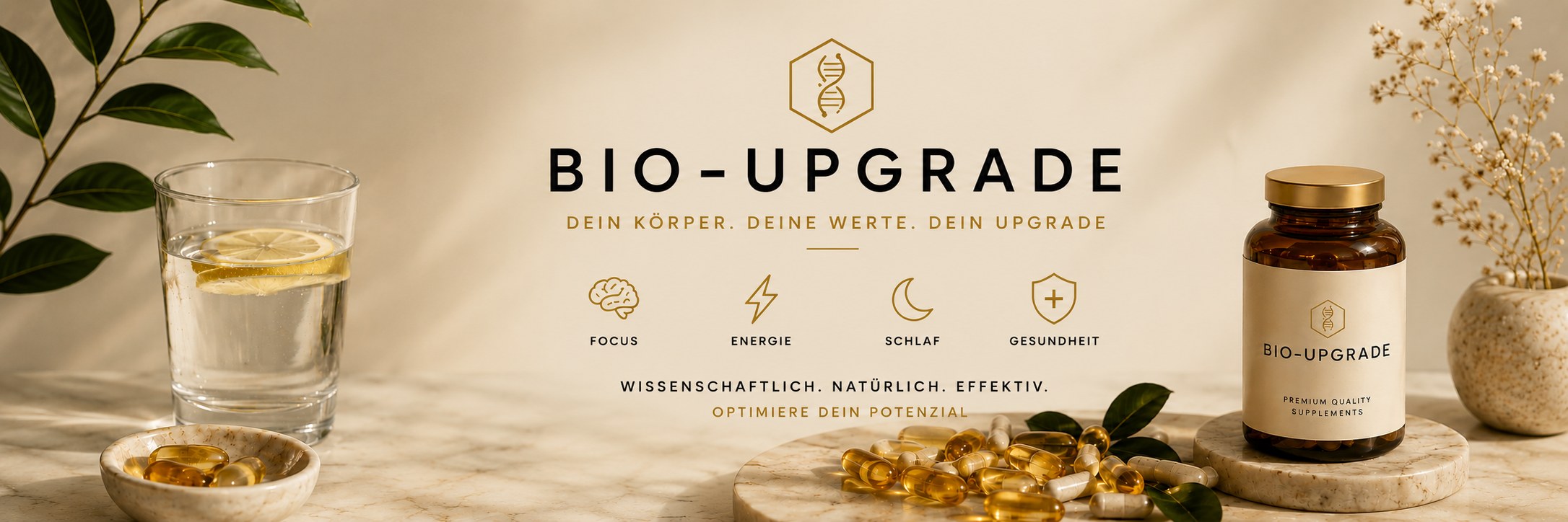 Bio-Upgrade – Dein Körper. Deine Werte. Dein Upgrade. Wissenschaftlich. Natürlich. Effektiv.